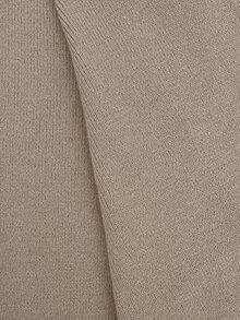 SHEIN Maternity Grey Shawl-Style Tie-Front Knit Cardigan, Solid Color Waist Knot Batwing Sleeve, Autumn Winter Formal Vacation Casual Elegant - Camel - View 6