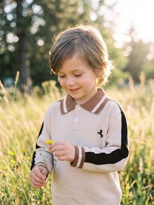 SHEIN Playful Pals Boys' Thick Striped Knit Sweater Long Sleeve Top, Autumn/Winter Pullover - Multicolor - View 8