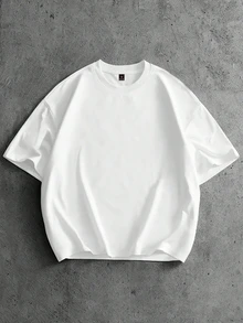 Manfinity EMRG Men's Milk Silk Short Sleeve T-Shirt, Summer - White - View 4