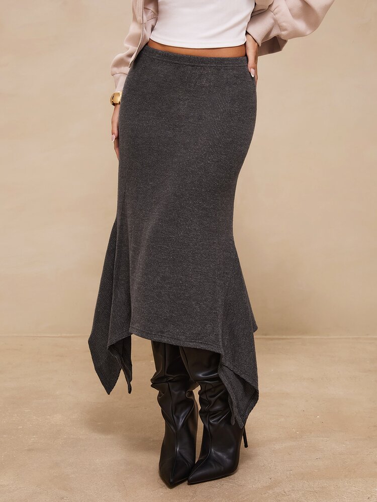 SHEIN Unity Women Skirts - Grey - View 6