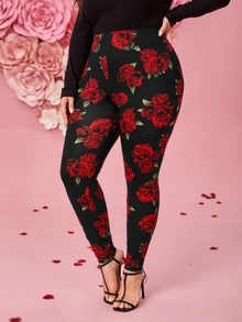 Reflora Leggings con estampado floral - Multicolor - Ver 4