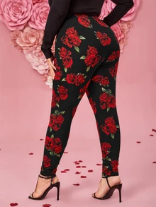 Reflora Leggings con estampado floral - Multicolor - Ver 3