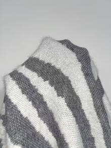 Manfinity LEGND Men's All-Over Print Casual Versatile Daily Wear Long Sleeve Sweater - White - View 6