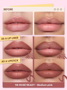 SHEGLAM Define & Fill Triangle 唇線筆-116 Rosé Ready 品牌美妝化妝品 適合女士與女孩 - 116 Rosé Ready - 查看 2