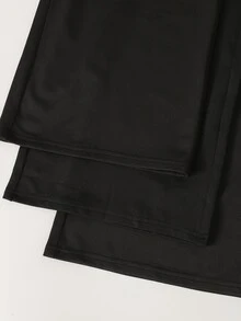 SHEIN Kids 3PCS Tween Girls Pants - Black - View 8
