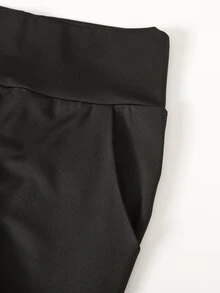SHEIN Kids 3PCS Tween Girls Pants - Black - View 4
