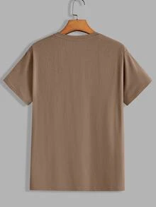 GETOML Kaos Pria Plain Casual - Putih - View 5