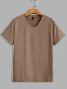 GETOML Kaos Pria Plain Casual - Putih - View 4