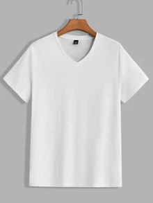 GETOML Kaos Pria Plain Casual - Putih - View 6