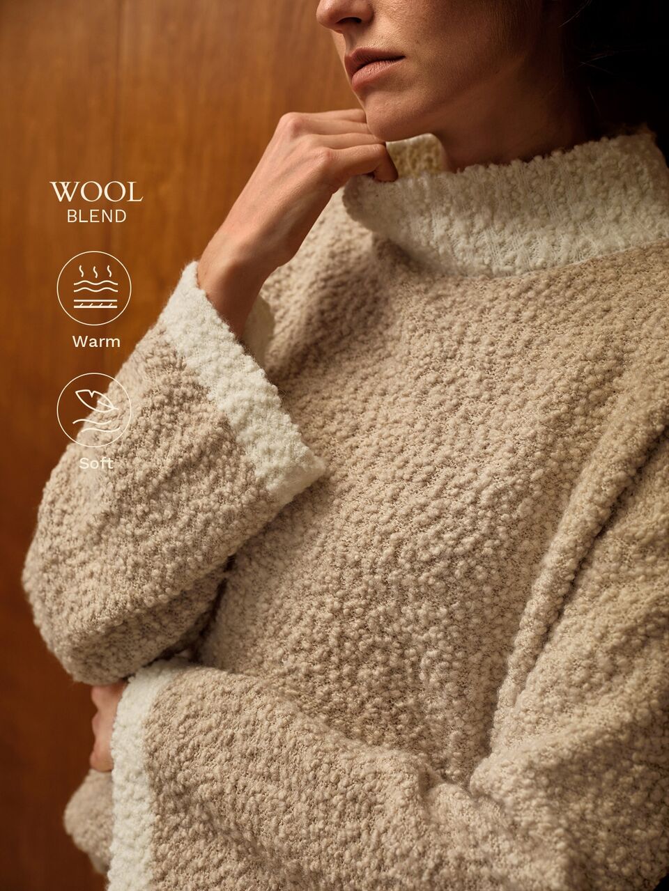 MOTF WOMEN'S AUTUMN/WINTER KNIT PULLOVER SWEATER & LONG KNIT PANTS SET