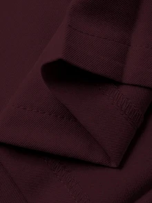 DAZY Women's High Waist A-Line Pleated Skirt Fall - Burgundy - View 5