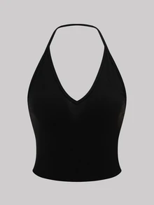 Sweetra 3pcs Solid Halter Top - Multicolor - View 7