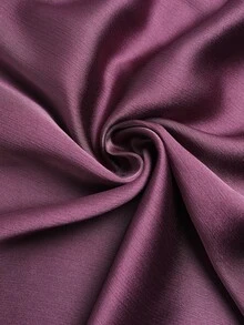 Modelyn Elegant Solid Color Ruffle Collar Long Sleeve Fitted Plus Size Blouse, Suitable For Spring And Autumn Elegant Blouse For Women Fall - Purple - View 8