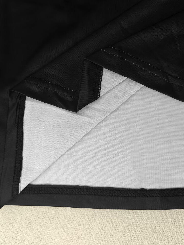 Resyla Kaos Lengan Pendek Berkerah V-Neck Patchwork Rivet Retro Amerika Terlaris dan Direkomendasikan untuk Wanita, Pakaian Kasual untuk Jalan-jalan Sehari-hari, Kencan, dan Sekolah, Serbaguna, Menarik Perhatian, dan Awet Muda - MultiWarna - View 3