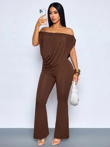 SOLERSUN Women Unitards Going Out Night Out Coffee Brown Sexy Summer - Brown - View 5