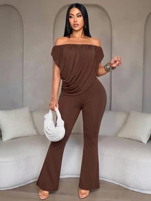 SOLERSUN Women Unitards Going Out Night Out Coffee Brown Sexy Summer - Brown - View 7
