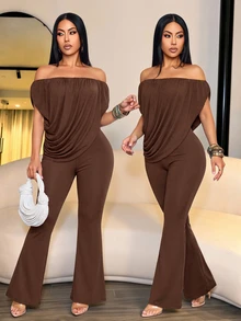 SOLERSUN Women Unitards Going Out Night Out Coffee Brown Sexy Summer - Brown - View 4