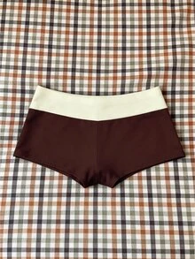 SHEIN Swim Women's High Waist Bowknot Printed Bikini Bottom, Spring/Summer Swimwear For Women Conservative - Multicolor - View 3