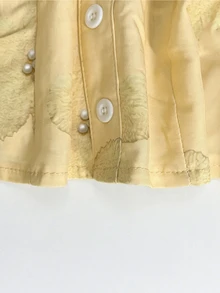 Franclia [Printed Design] Women's Summer Floral Lace Ribbon Tie Strap Camisole - Multicolor - View 7