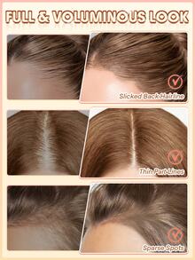 SHEGLAM HAIR 2 IN 1 Volume Boost Root Touch Up Pen-Taupe,Hairline Roots Stick,Fill In Hairline,Use As Eyeliner,Fill In Eyebrows,Draw On Bottom Lashes,Multi-Use,Waterproof,Sweat-Proof & Oil-Proof,24H Rich Color,Long-Wear Lasting Quick Cover Hair Root Makeup Holiday Accerssories Pink Comb Autumn - Taupe - View 4