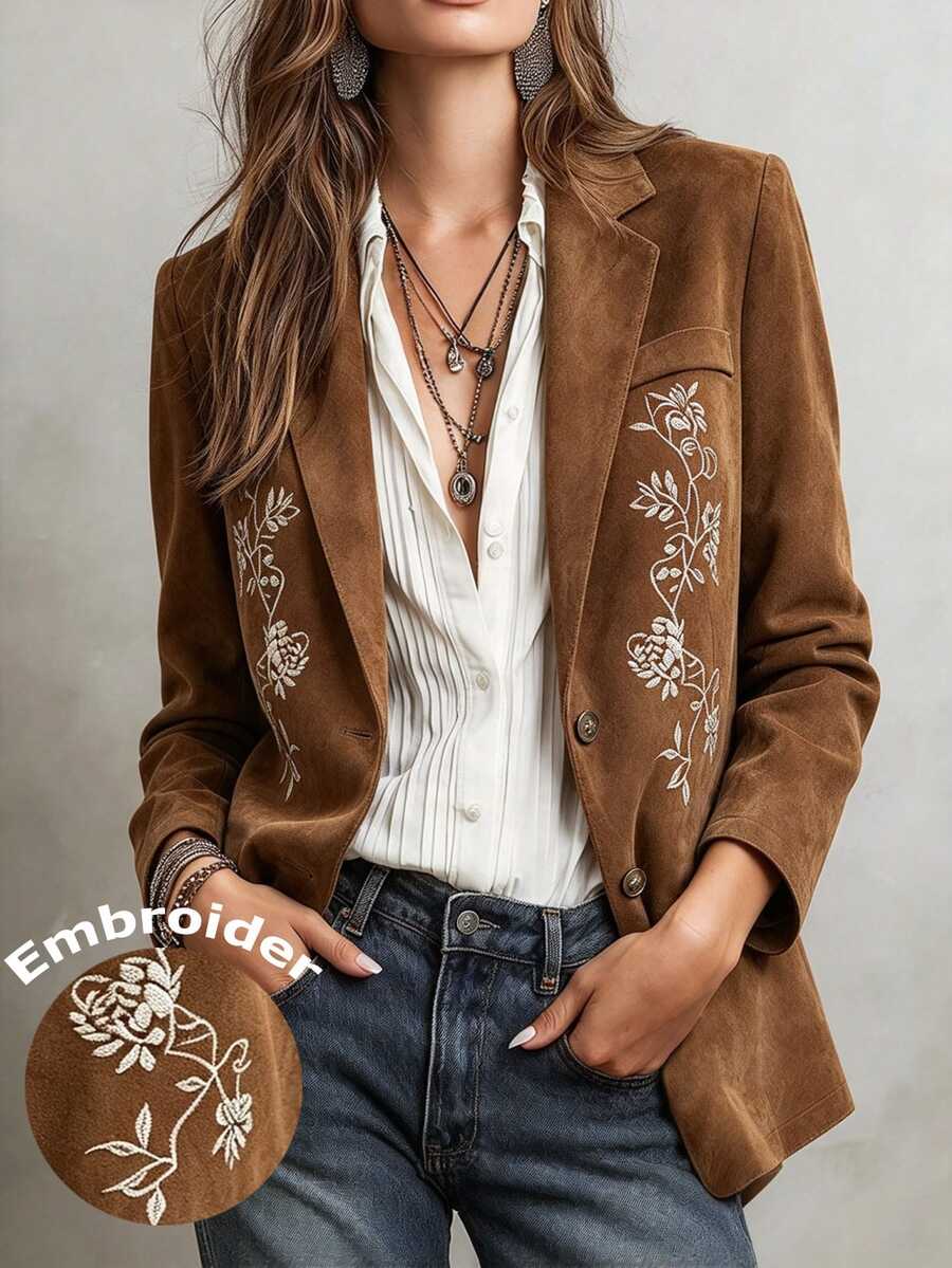 Linhara CURVE Plus Size Coats - Coffee Brown - View 1