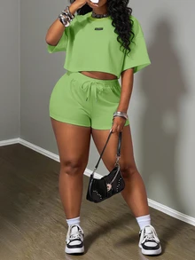 Slaydiva New Summer Casual Streetwear Cowboy Sports Street Style Retro College 2 Lime Green Label Decor Formal Vacation - Green - View 2