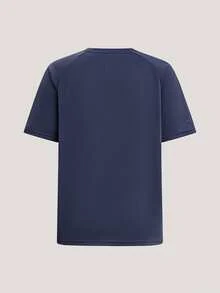 Driftmere 3pcs/Set Men's Active Short Sleeve T-Shirts, Round Neck Mesh Knit Tops For Outdoor Sports, Running, Fitness, Summer Black - Black - View 6