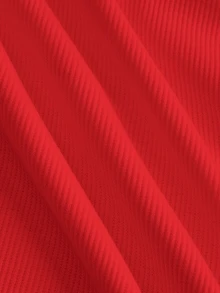 Slaydiva 2026 Spring Summer New Casual Business Casual Basic Versatile Solid Red Ribbed Crew Neck Racer Back Off-Shoulder Women Tank Top Suitable For Dates - Red - View 6