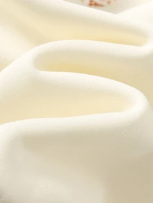 Cozy Pixies 2件組男嬰童休閒3D卡通動物印花舒適圓領套頭長袖針織運動衫與長褲套裝 - 黃色 - 查看 9