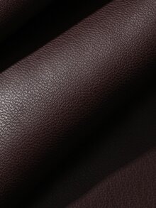 Livesso PU Leather Blogger Style Solid Color Casual Street Vacation Spring/Autumn 2 Pieces Set - Brown - View 4