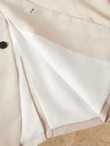 EASEVO Men's Plus Size Loose Woven Long Sleeve Suit Jacket And Pants Set Halloween Winter Party Autumn  - Apricot - View 11