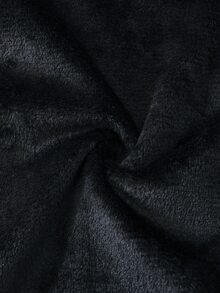 SHEIN 兒童青少年男孩拼色拼接字母刺繡毛絨布家居服 2件套 秋冬聖誕睡衣 - 紅色 - 查看 5