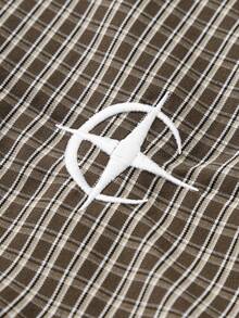 PAVTROS Men's Plaid Casual Versatile Daily Wear Hooded Jacket - Multicolor - View 2