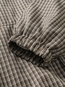 PAVTROS Men's Plaid Casual Versatile Daily Wear Hooded Jacket - Multicolor - View 5