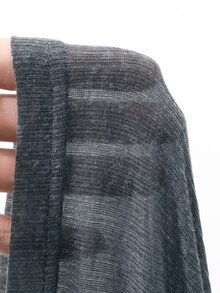 Dazy Plus Plus Size Deep V-Neck Loose Half Sleeve Shawl Style Summer T-Shirt Cover Ups For Swimwear - Grey - View 9