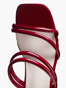 Eladyva French Fairy Style Women Summer Sandals - Red - View 7