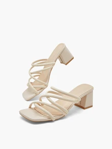 Eladyva French Fairy Style Women Summer Sandals - Beige - View 4
