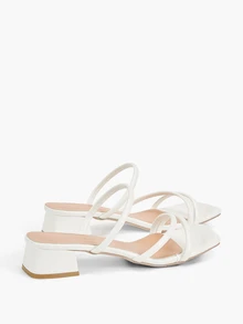 Eladyva Sandal Musim Panas Wanita Gaya Peri Prancis, - Putih - View 6