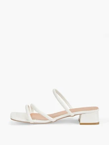 Eladyva Sandal Musim Panas Wanita Gaya Peri Prancis, - Putih - View 4