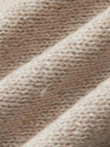 SHEIN Cable Knit Sweater, Asymmetrical Collar Knit Top, Shoulder Button Jumper, Batwing Sleeve Knitwear, N - Khaki - View 4