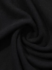 DAZY Women Plain Crew Neck Casual Top, Daily Wear - Black - View 3