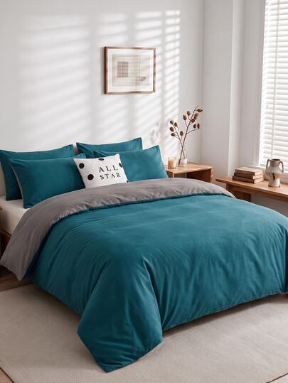Women's Ranforce Double-Sided - Cozy Double Duvet Cover Set