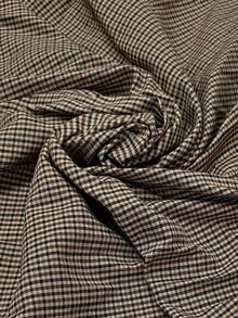 Pariaura Women's Plaid Print Fold Pleated Elegant A-Line Skirt - Khaki - View 6