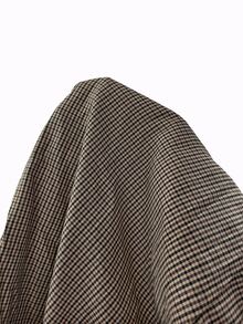 Pariaura Women's Plaid Print Fold Pleated Elegant A-Line Skirt - Khaki - View 5