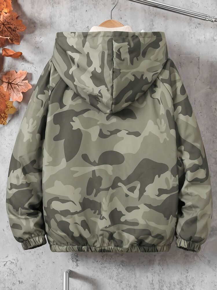 Souflis Boys' Cotton Padded Jacket, Outdoor Street Gentleman Style, Thick Warm, Autumn/Winter - Multicolor - View 2