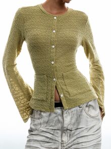 LYSMO Women T-Shirts Autumn Clothes Going Out Outfits For Night Out Night Out Outfit - Green - View 4
