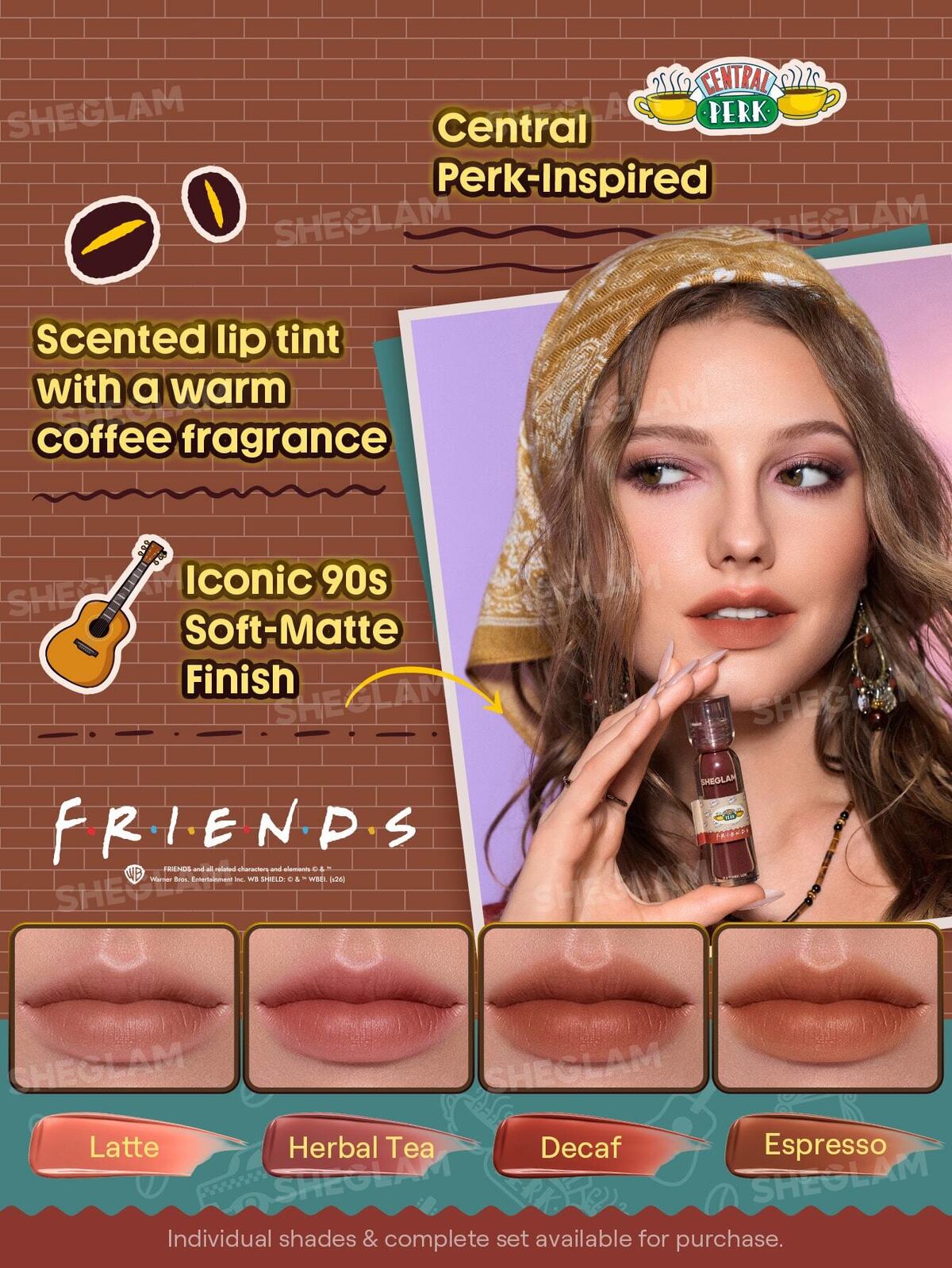 FRIENDS™  | SHEGLAM Central Perk Blurring Lip Tint Set