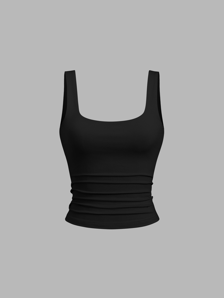 Sweetra Women Casual Solid Color Tank Top For Summer - Multicolor - View 6