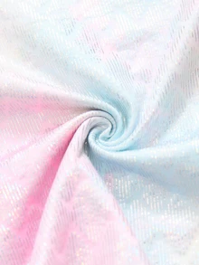 SHEIN 女童圓領無袖修身連身體操服，高彈性亮面紋理面料，貼身設計防止走光，適合運動、體操與舞蹈比賽及日常訓練，四季皆宜 - 粉色 - 查看 9