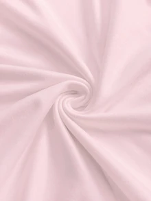 Franclia Women's Casual Solid Color Short Sleeve T-Shirt, Versatile For Summer - Baby Pink - View 6